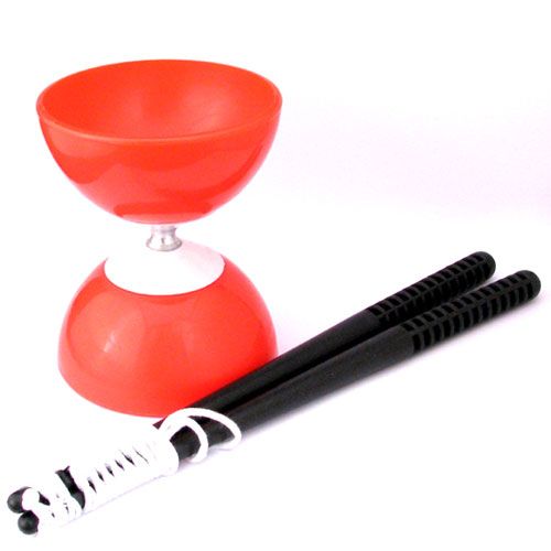 Diablo Diabolo Juggling Spinning Chinese Yo Yo Red Classic Toy Hot 