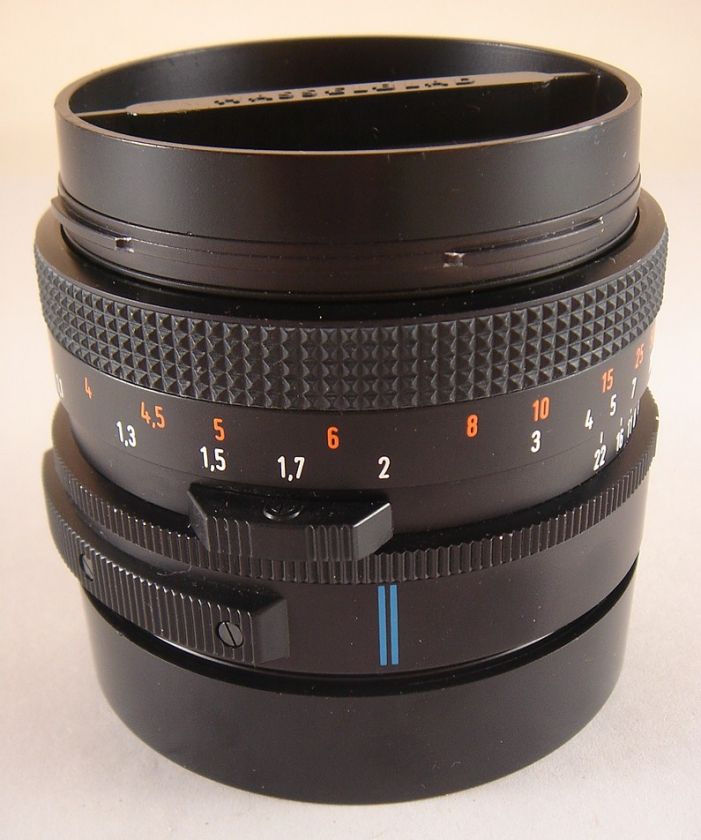   fe 80mm f 2 8 t planar lens with front and rear caps condition mint