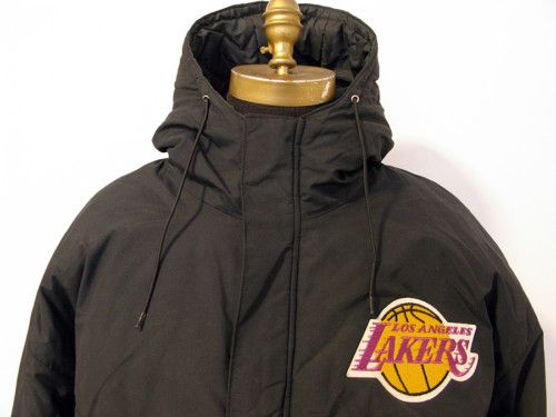 VTG Los Angeles Lakers Chalkline Starter Jacket hat XL  