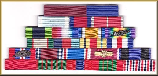 Field Marshal Claude AUCHINLECK   HIS MEDAL RIBBON SET  