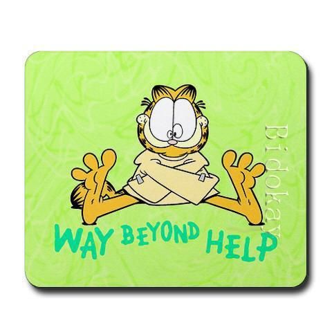 m560 Mouse Pad Mousepad Mat Beyond Help Garfield  