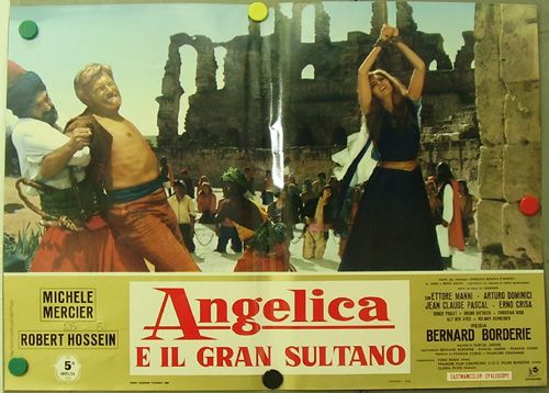 de36 ANGELIQUE SULTAN MICHELE MERCIER rare POSTER ITA D  