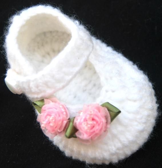 Mary Jane Newborn baby girl reborn doll booties  