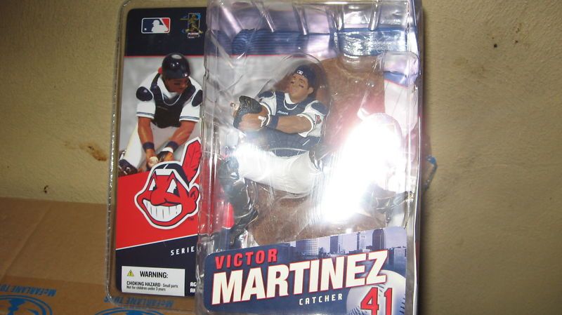 VICTOR MARTINEZ MCFARLANE CLEVELAND INDIANS FIGURE NIP  