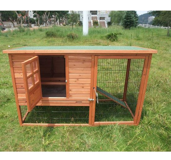   Chicken Coop Poultry Hen House Feeder Rabbit Hutch 3 Models  