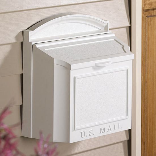 Cast Aluminum Wall Mailbox  