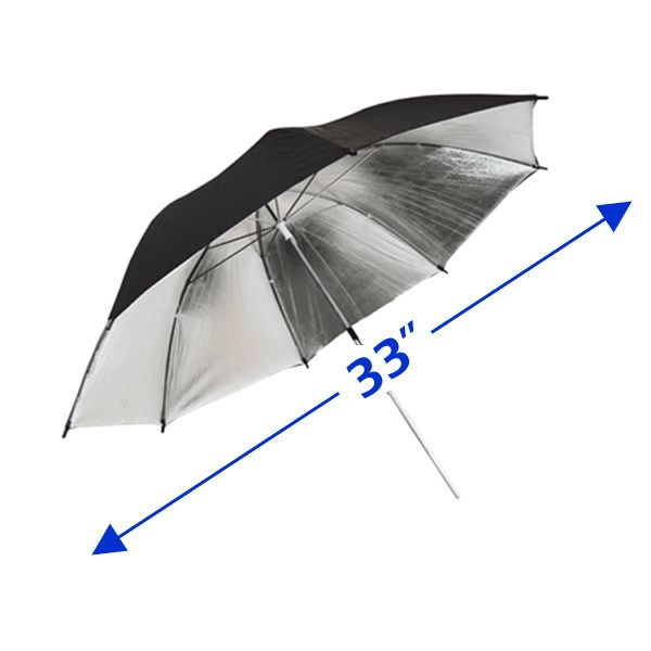 Photography Lighting Studio Reflector Umbrella Kit 45W  