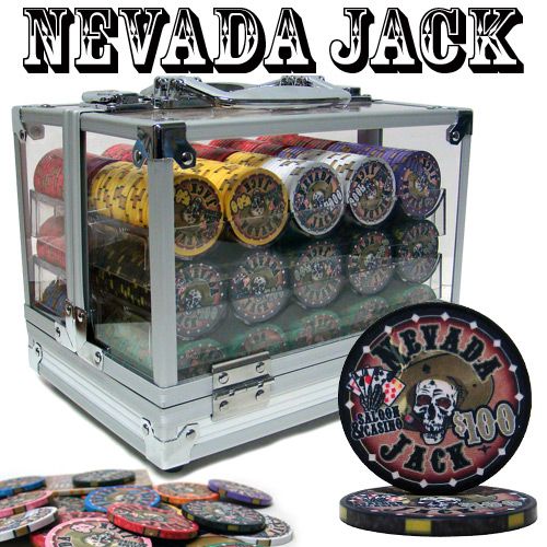 1000 ct Nevada Jack Poker Chips