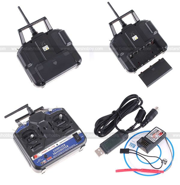 FS CT6B 2.4G 6CH Radio Model RC Transmitter Receiver  