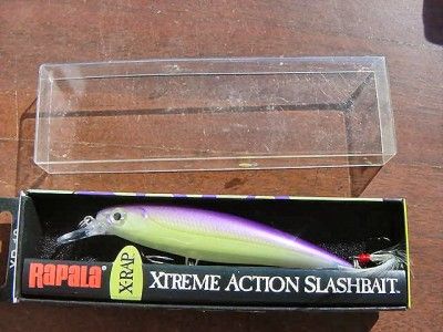 NIP 4 Rapala SXR 10 X Rap Purple Ghost Slashbait  