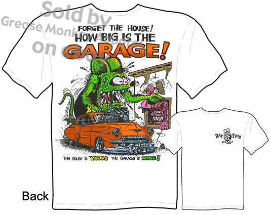 1950 50 Chevy Rat Fink T shirt, Big Daddy T New Sz M 3X  