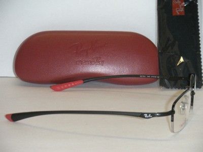 Ray Ban RB 7512 1012 51MM MEMO RAY TECH MATTE BLACK EYEGLASSES RX 