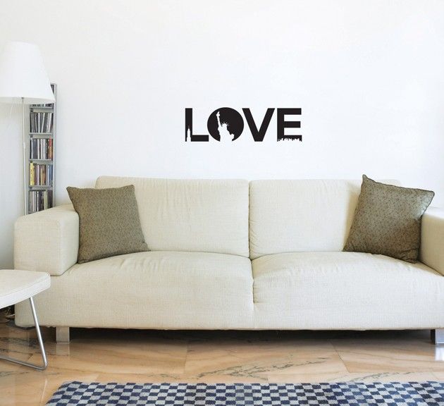 Love New York Wall Decor Removable Sticker Art Decals  