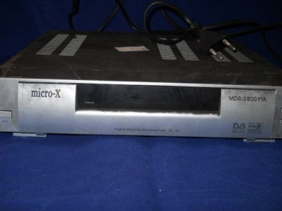 MICRO X DIGITAL SATELLITE RECEIVER MODEL MDR.2800  