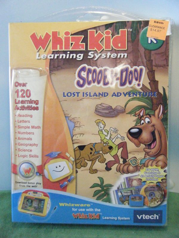 VTECH WHIZ KID WHIZWARE SCOOBY DOO PACK *NEW* 050803860400  