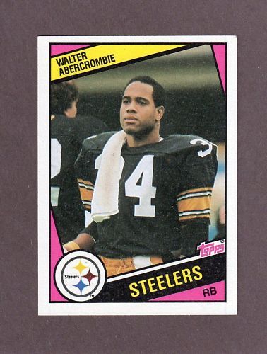 1984 A TOPPS #160 WALTER ABERCROMBIE STEELERS NM  