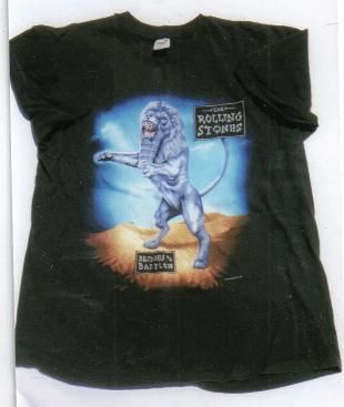 Rolling Stones 1997 Tour T Shirt, Size XL  