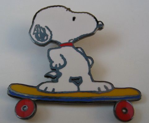 snoopy Skateboard sidewalk Surfing Pin peanuts Pins  