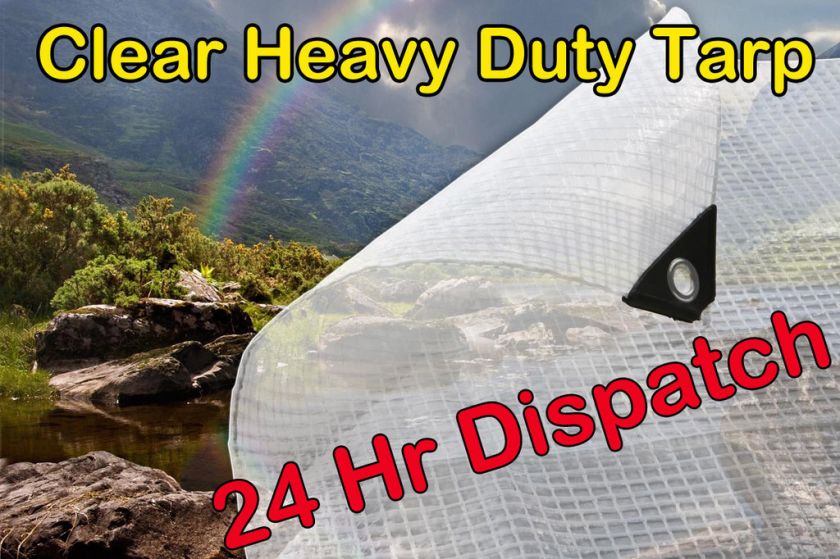 CLEAR TARP 6X10 CLEAR CANOPY SIDE COVER TARPS TARPS  