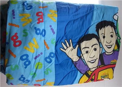 Wiggles TWIN Bedding COMFORTER BLANKET JEFF ANTHONY ++  