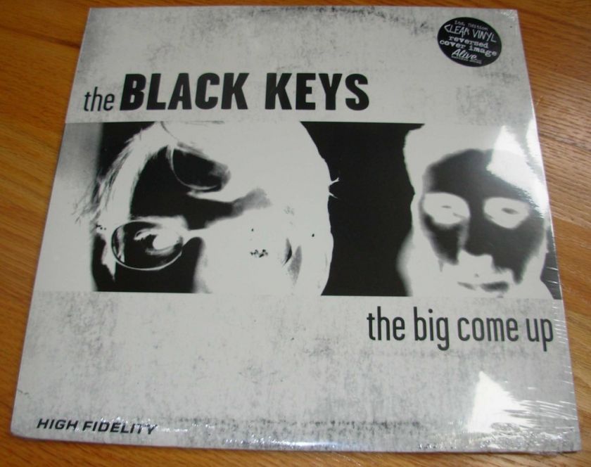 BLACK KEYS 12 CLEAR Reverse vinyl LP THE BIG COME UP  